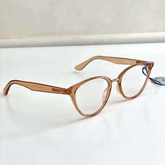 QUAY AUSTRALIA “Rumours” Cat Eye Blue Light Glasses (Champagne) – NWT 🥂✨ - Picture 10 of 11